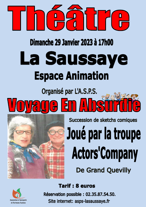 2301 Affiche spectacle theatre