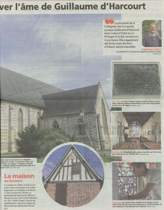 Histoire Collegiale Saint Louis Courrier Eure page 2