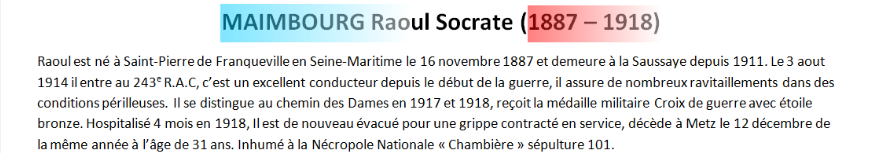 Mort MAIMBOURG Raoul Socrate texte